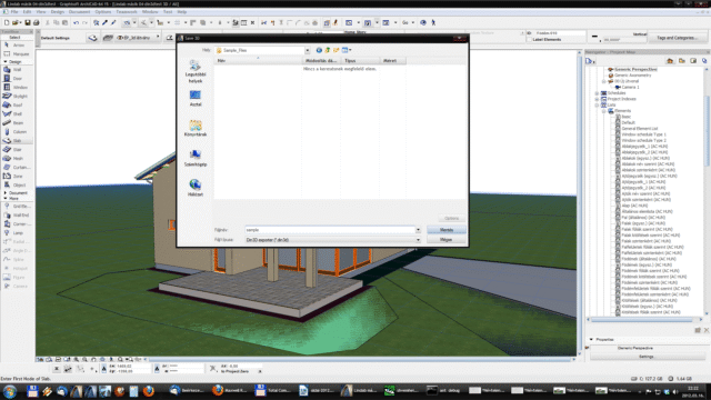 Din3D exporter for ArchiCAD - Usage 05