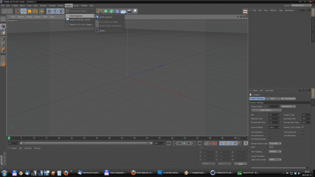 Din3D importer for Cinema 4D - Usage 02