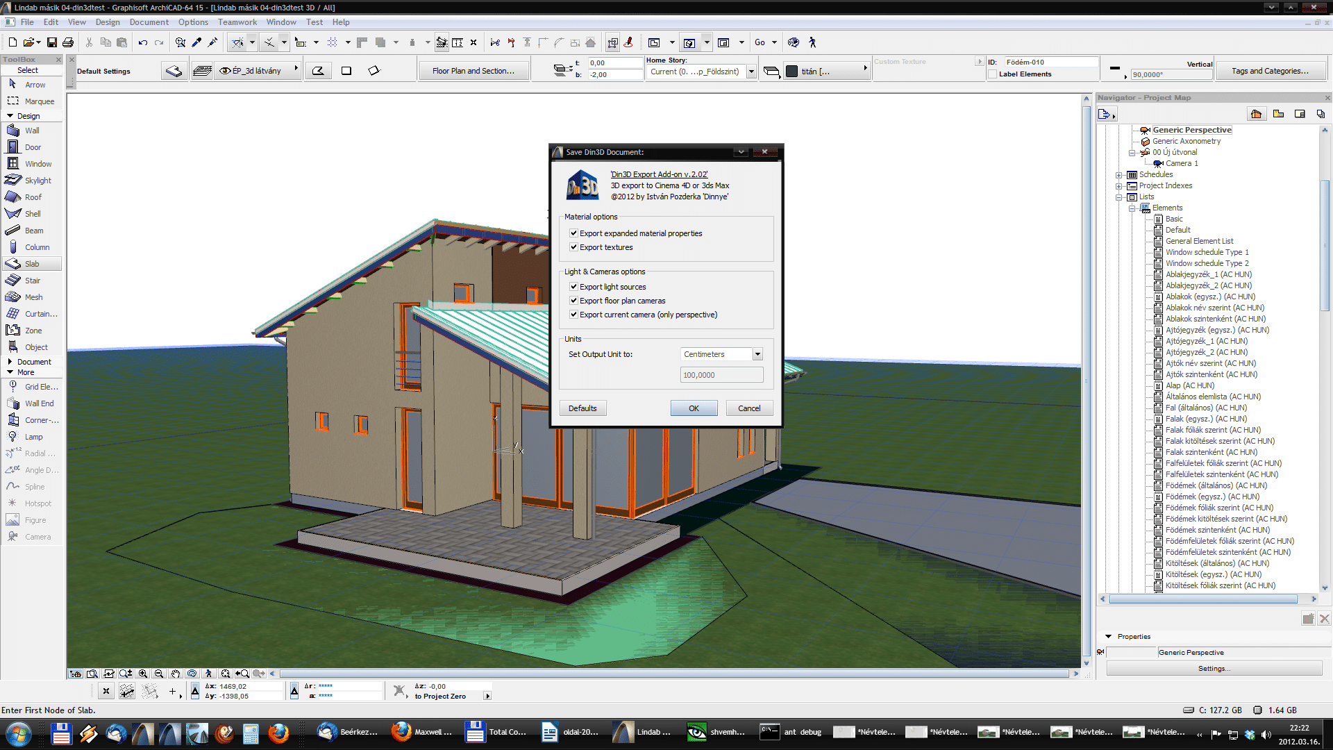 Din3d ARCHICAD 22